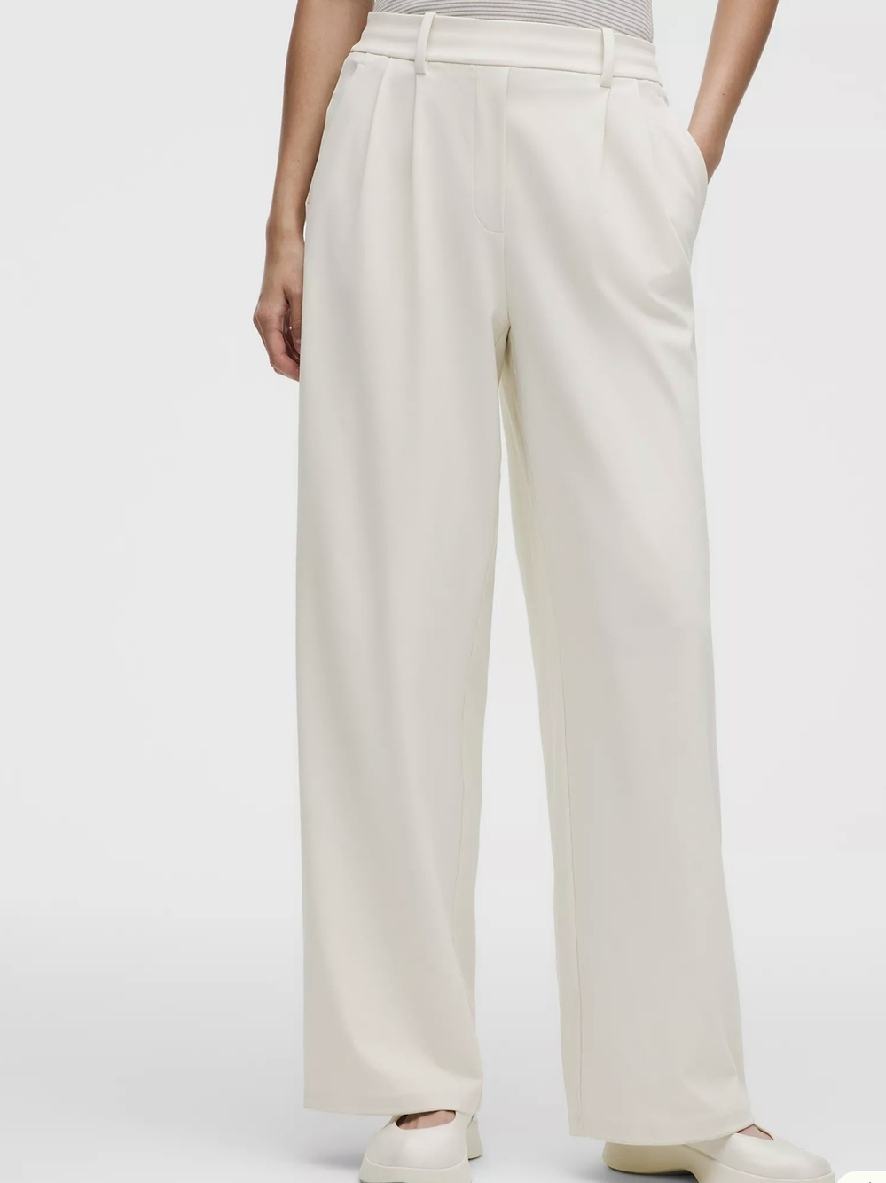 lululemon Daydrift High-Rise Wide-Leg Trouser - Light Ivory